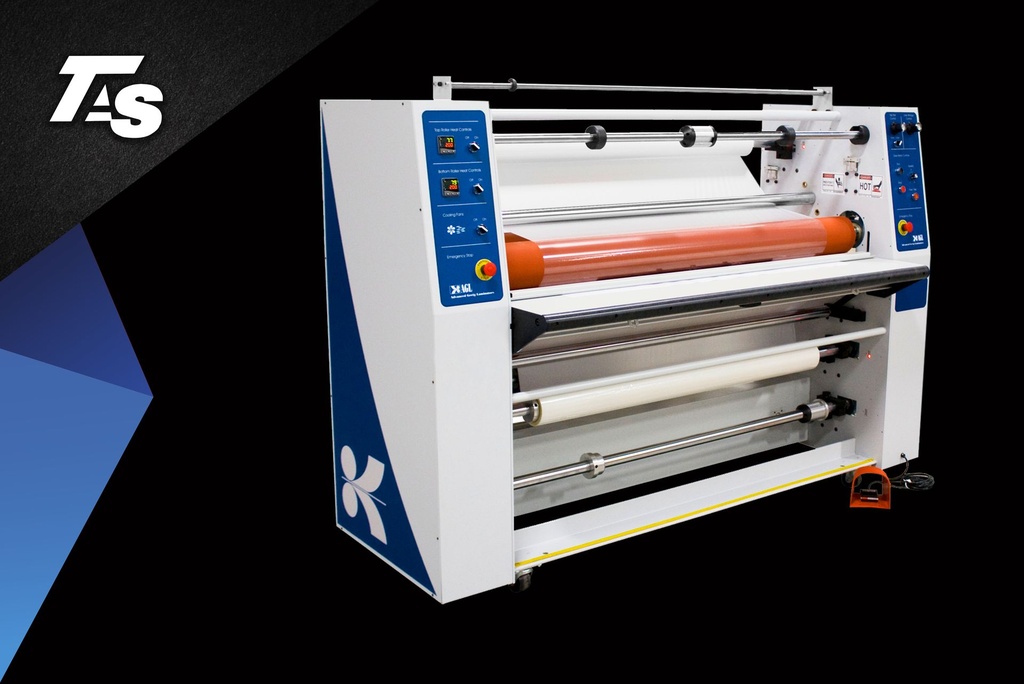 64" PNEUMATIC LAMINATOR 2 HEATED ROLLER