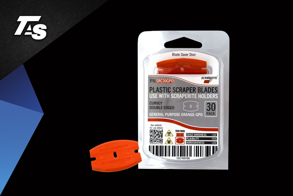 SCRAPRITE CURVEY BLADES GENERAL PURPOSE ORANGE (30)    